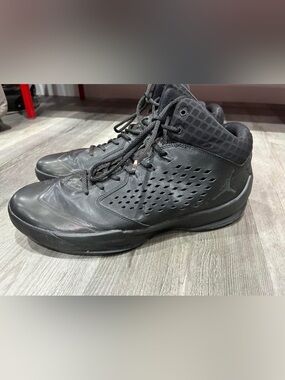 Jordan Men's 12 All-Black High-Top Basketball Shoes